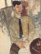 Amedeo Modigliani Henri Laurens assis (mk38) Spain oil painting artist